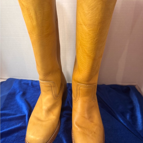 Frye Campus Banana Leather Tall Boots - Picture 2 of 10